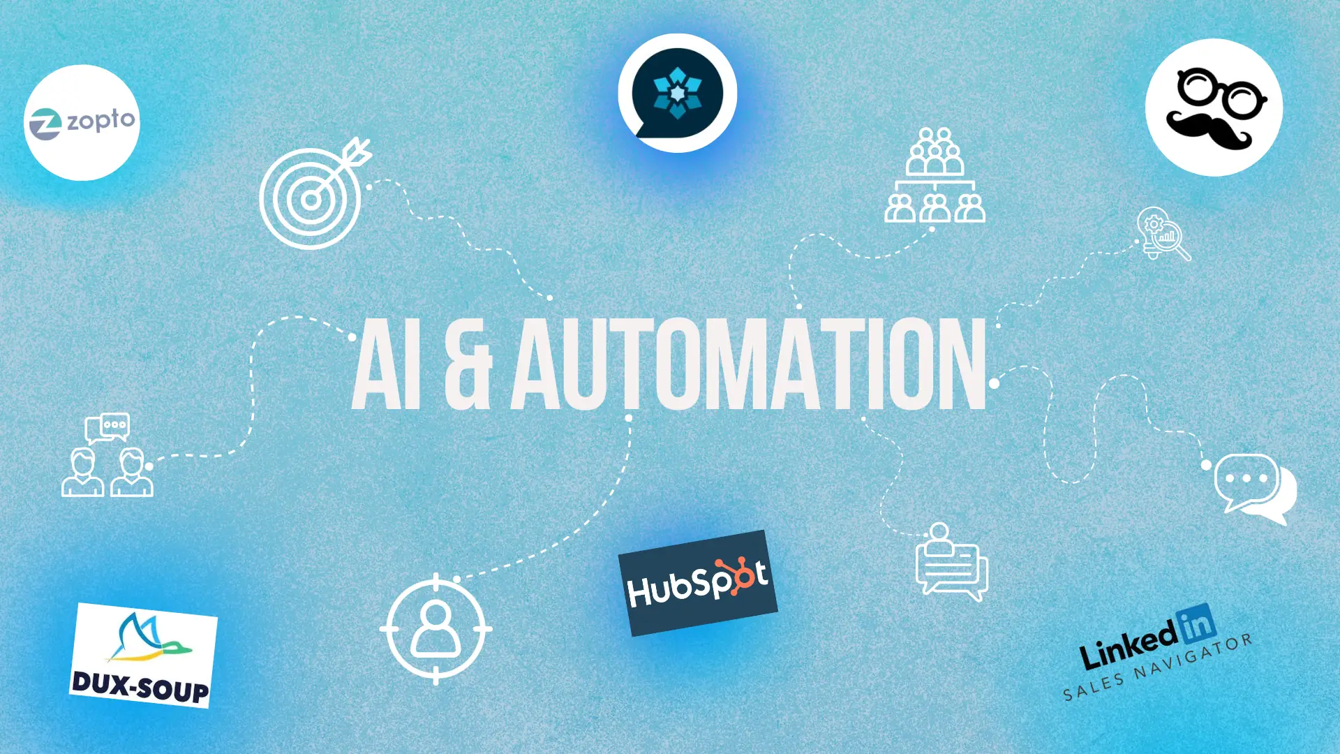 AI Αυτοματισμός LinkedIn Campaigns Crystal LinkedIn Sales Navigator Κοινό Mηνύματα Follow-Ups Dux-Soup Meet Alfred Στόχευση Zopto
